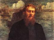 emile-Rene Menard Charles Cottet oil painting